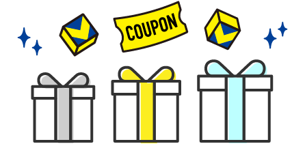 ランクに応じた特典が抽選でもらえる！